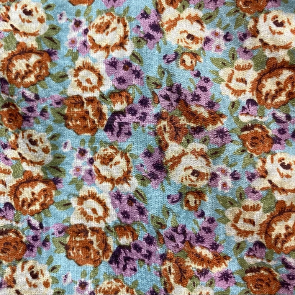 NWT Bohme Women's Small Brissa Floral High Neck Open Back Tie Blouse - Picture 11 of 16